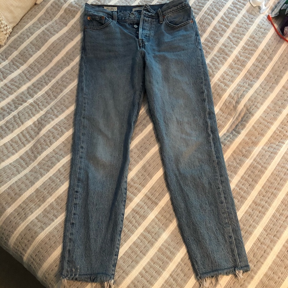 Levi straight leg jeans “wedgie”